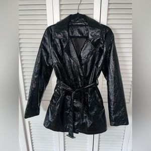 New Look modern black coat
